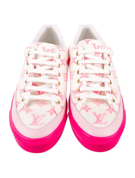 louis vuitton pink sneakers|louis vuitton shoes pink.